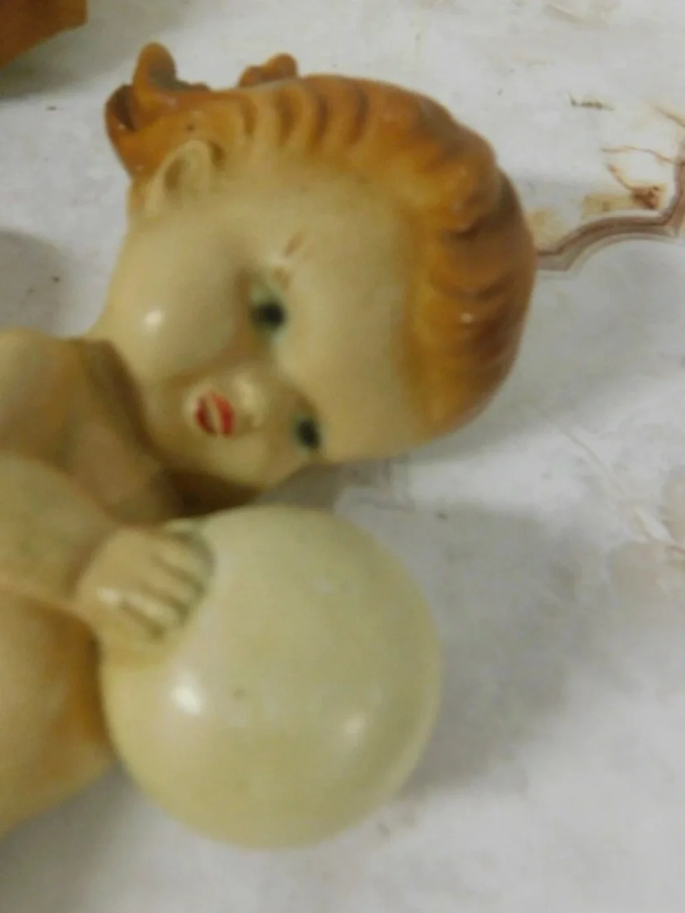 Vintage-Inspired Cream & Brown Mermaid Wall Decor Set